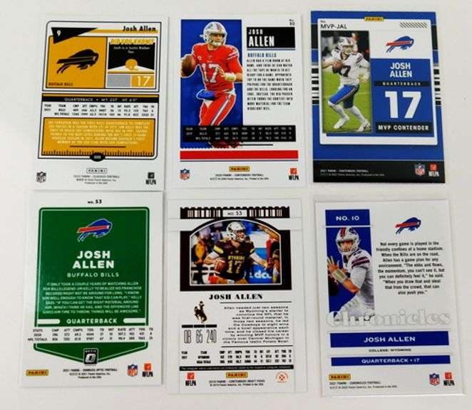 6 Josh Allen Football Cards
