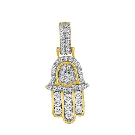 0.35ct Hamsa Pendant