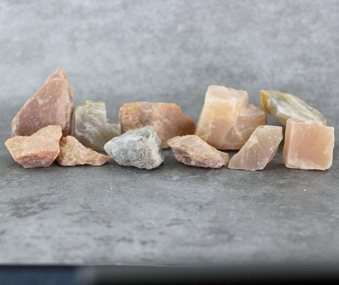 Collectors set! 574.5ct untreated uncut Moonstone