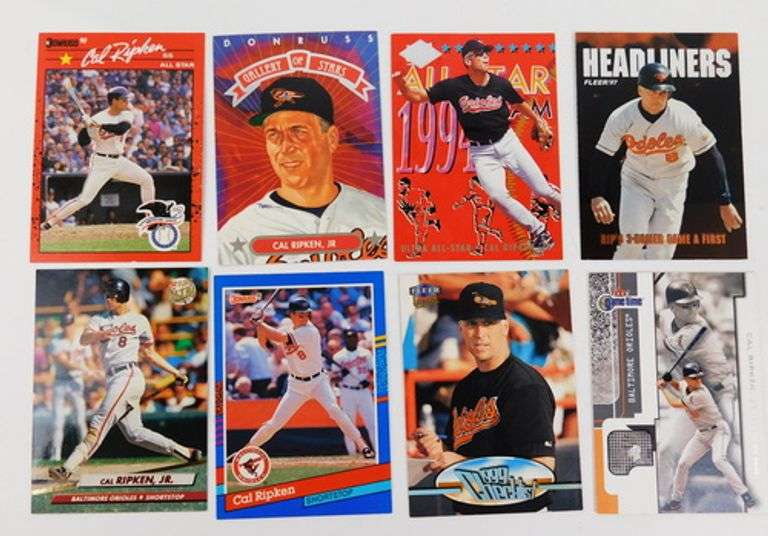 8 Cal Ripken, Jr. Baseball Cards