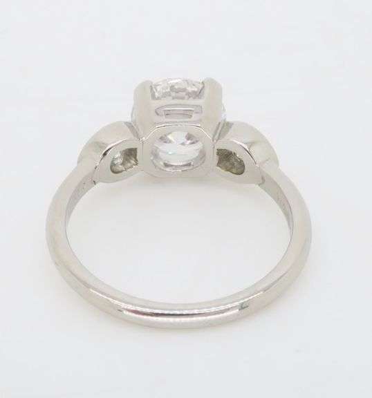 Certified Platinum 2.51CTW Diamond Ring