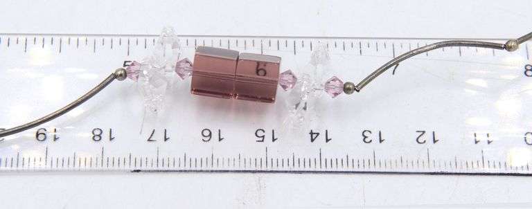 Group lot of 2 vintage 925 sterling silver bracelets