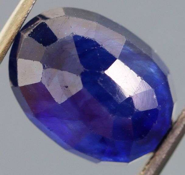 Rich 7.30ct ink blue Sapphire