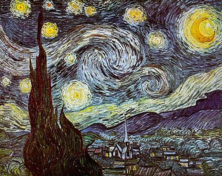 Vincent Van Gogh, The starry night