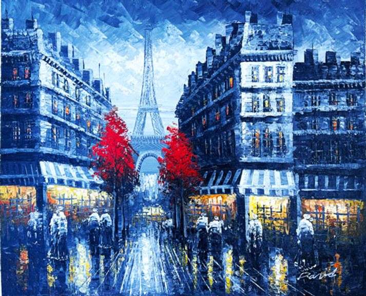 UNIQUE AND BEAUTIFUL PAINTING ON CANVAS