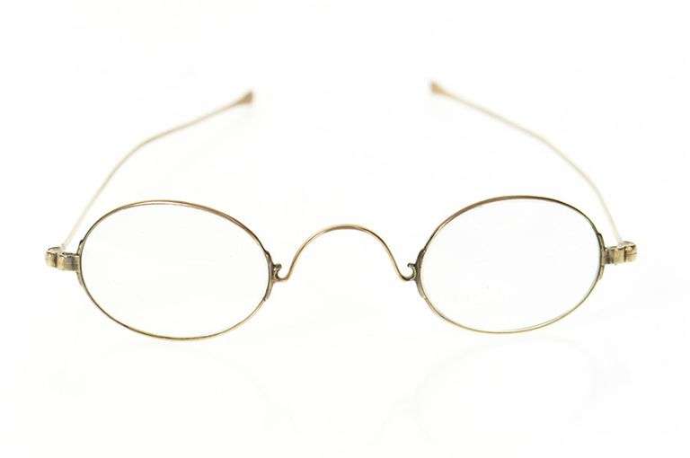 10K Yellow Gold Victorian Bifocals Antique Glasses
