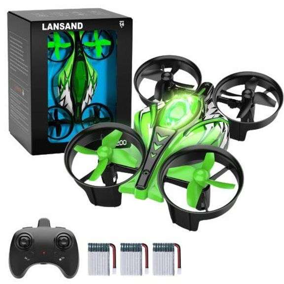 Mini Drone Small RC Drone Quadcopter 2-In-1 Race Fly EC200