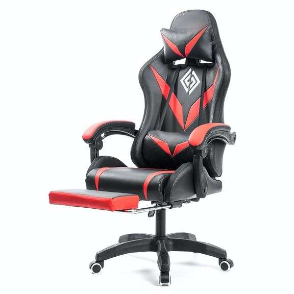 Massage Gaming Chair with LED & Bluetooth