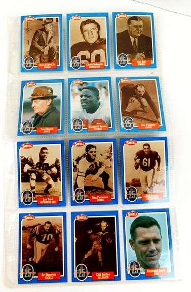 12 Swell 25th Anniversary 1988 Hall of Fame Football Greats
