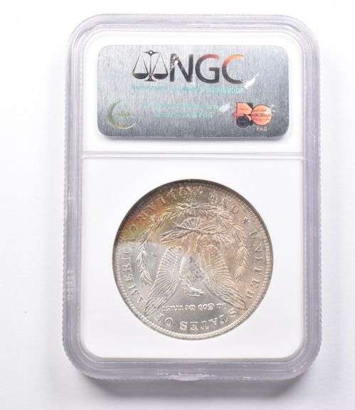 MS63 1885-O Morgan Silver Dollar NGC Beautifully Toned