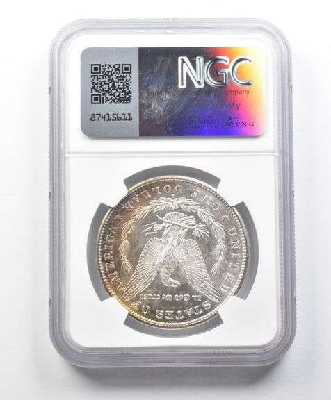 MS61 1881-S Morgan Silver Dollar NGC Great Contrast