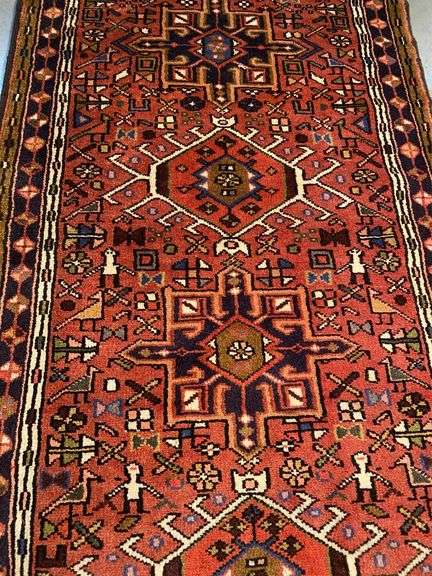 Exquisite Persian Karajeh 2.8x9.7