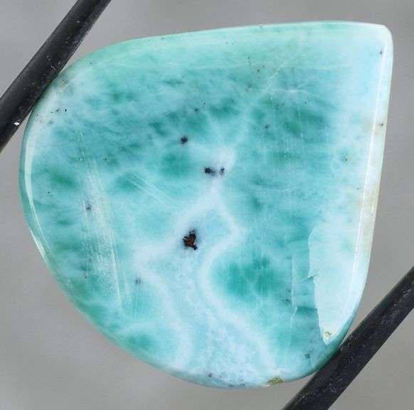 Really cool 27.12ct Larimar cabochon