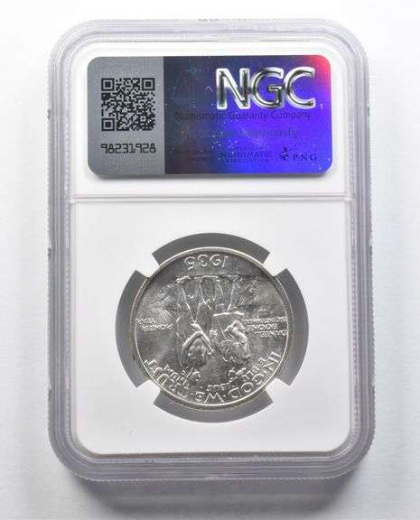 MS64 1935 Daniel Boone Commemorative Half Dollar NGC