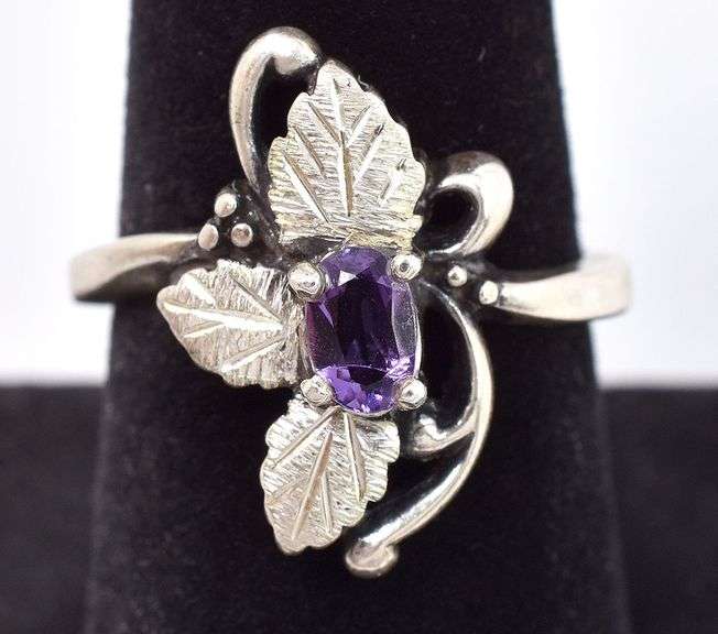 Sterling Silver Amethyst Gemstone Ring
