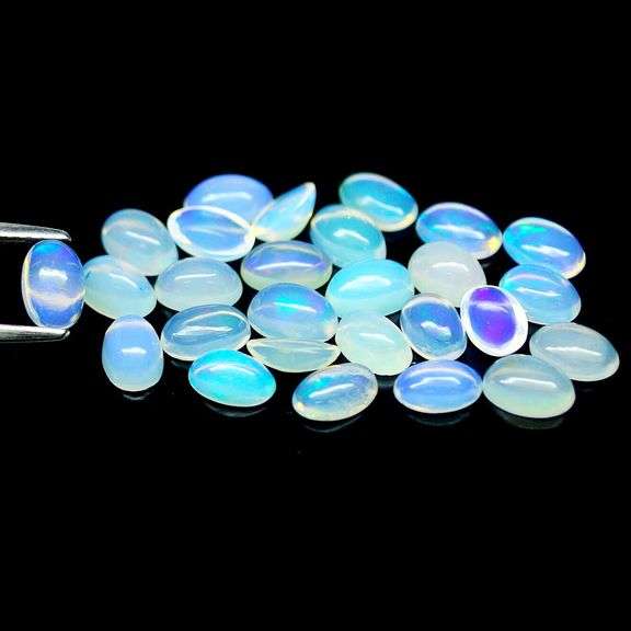Smoldering 7.82ct unheated Jelly Opal set