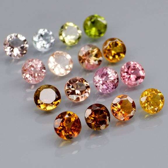 Fancy color! Untreated! 3.55ct Tourmaline set