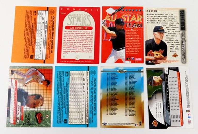 8 Cal Ripken, Jr. Baseball Cards
