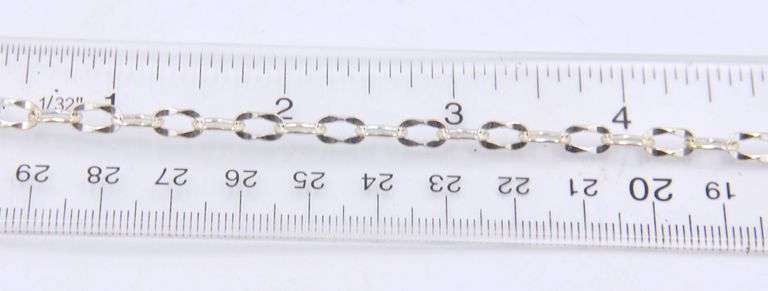 7 inches 925 sterling silver bracelet, 9.5 inches 925 sterling silver anklet and 7 inches bracelet