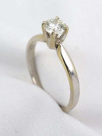 Traditional 14K WG 1/2 Ct. Diamond Solitaire