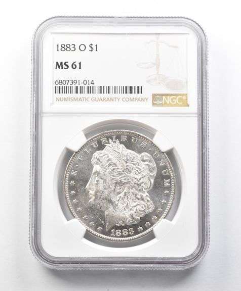 MS61 1883-O Morgan Silver Dollar NGC Great Contrast