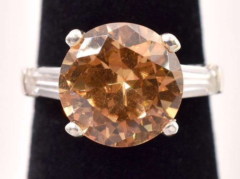 Sterling Silver White CZ Ring