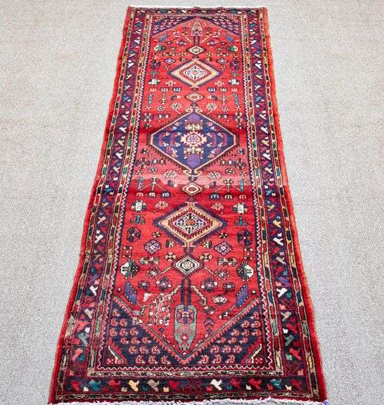 Semi Antique Persian Gameseh 9.11x3.7
