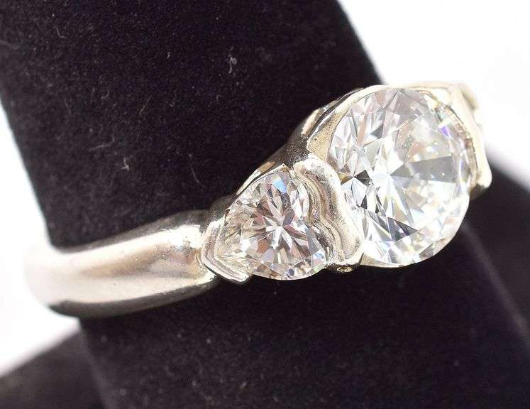 Sterling Silver CZ Gemstone Ring