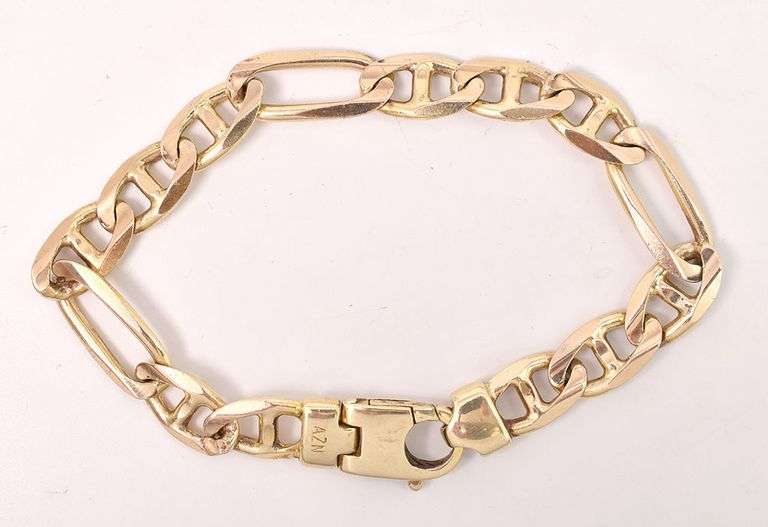 Charming 14K Yellow Gold Chain Bracelet