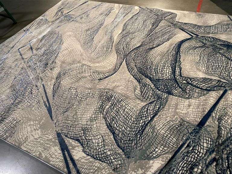 CONTEMPORARY ART DECO RUG 8x10