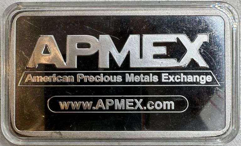 10 Troy Ounces Pure .999 Fine Silver Bar in Plastic