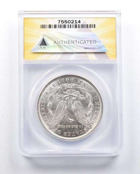 MS63 1887 Morgan Silver Dollar VAM-5 DBL DT Top 100 ANACS