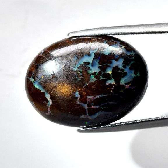 Stormy! 20.19ct untreated Queensland Boulder Opal