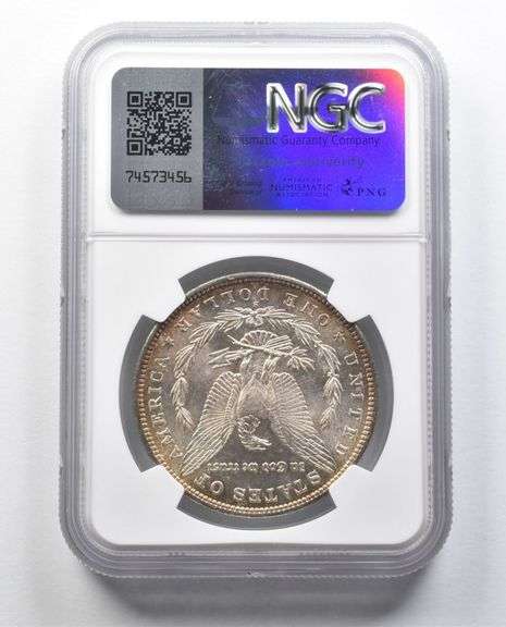 MS62 1881-S Morgan Silver Dollar NGC Beautifully Toned