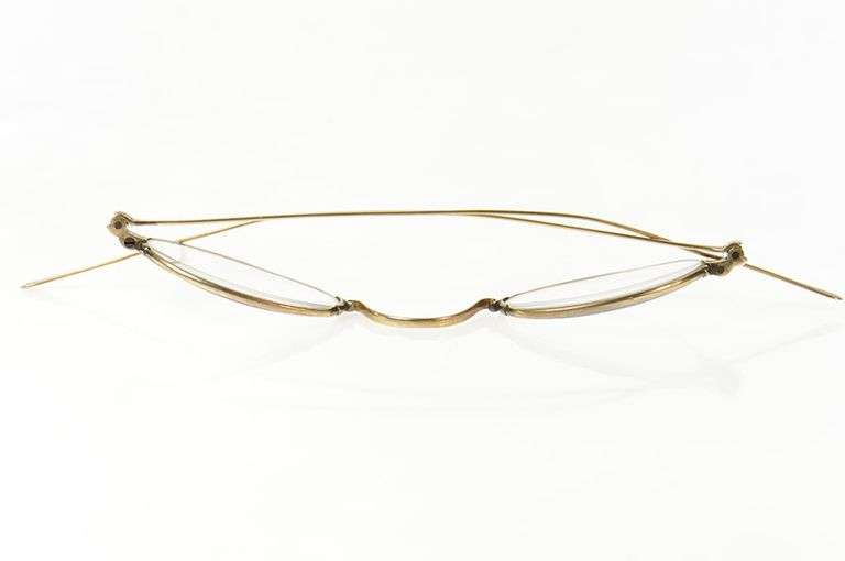 10K Yellow Gold Victorian Bifocals Antique Glasses