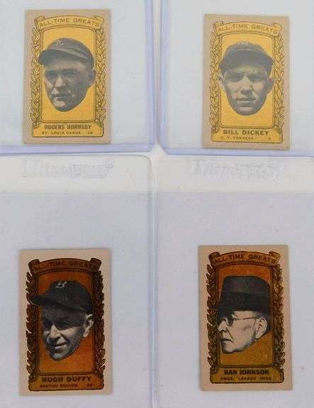 4 Bazooka 1963 All-Time Baseball Greats