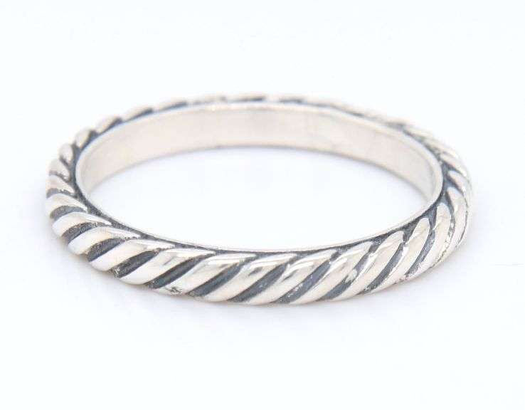 David Yurman cable ring in sterling silver
