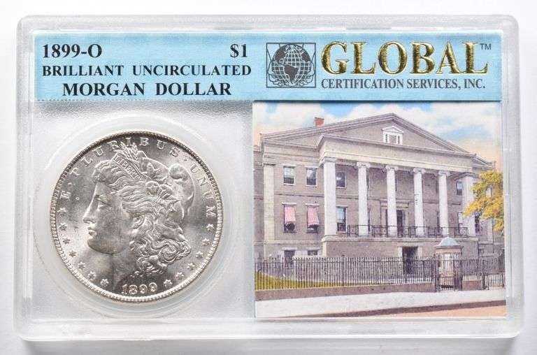 BU 1899-O Morgan Silver Dollar GCSI