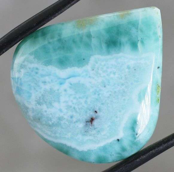 Really cool 27.12ct Larimar cabochon