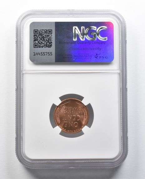 MS67 RD 1945-S Lincoln Wheat Cent NGC