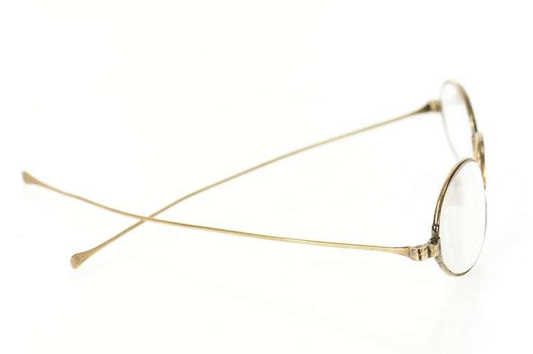 10K Yellow Gold Victorian Bifocals Antique Glasses