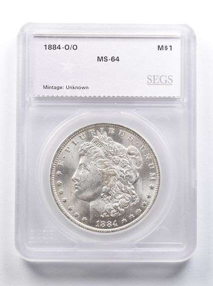 MS64 1884-O/O Morgan Silver $1 VAM 10 Breens Old "So-Called" O/CC SEGS