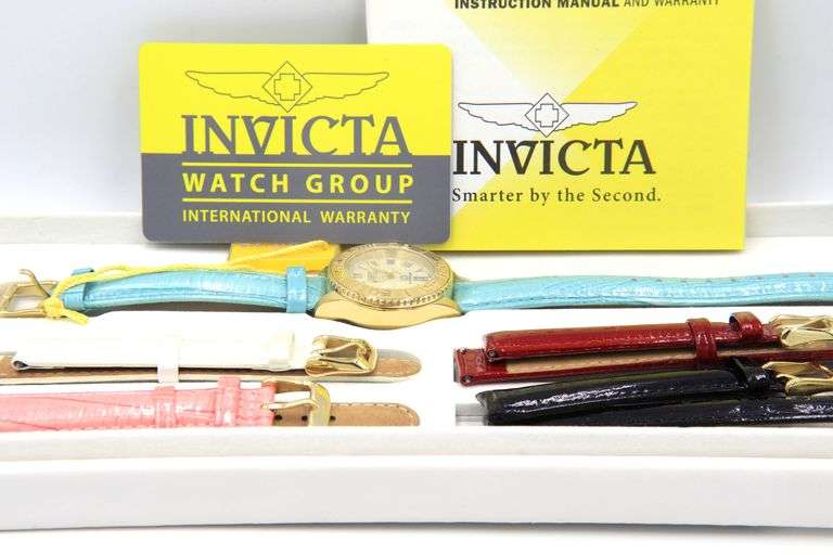 Invicta wildflower mop dial quartz watch