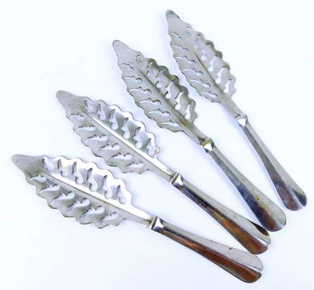 4 Vintage French Anisette Spoons