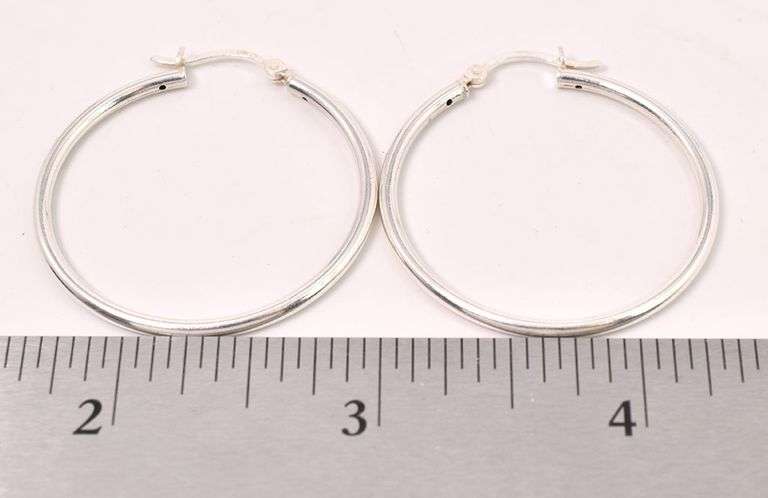 Sterling Silver Hoop Earrings