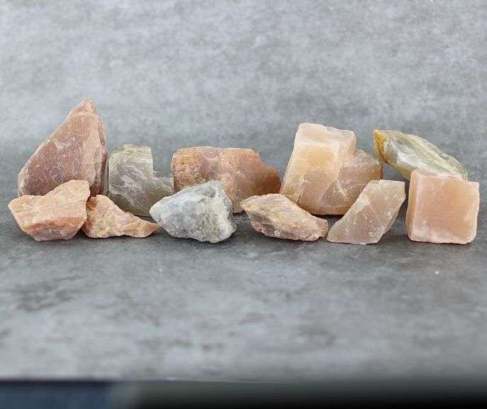 Collectors set! 574.5ct untreated uncut Moonstone