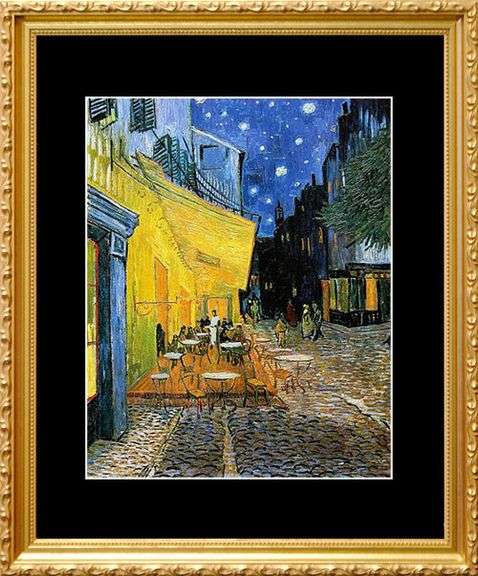 Vincent Van Gogh, Pavement Café at Night