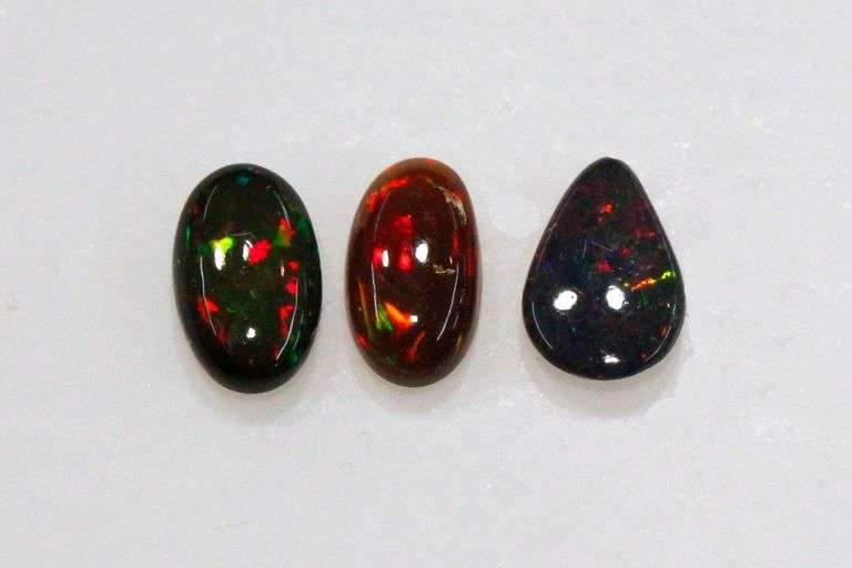 Flashy Indonesian Opal - Lot of 3