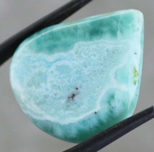 Really cool 27.12ct Larimar cabochon