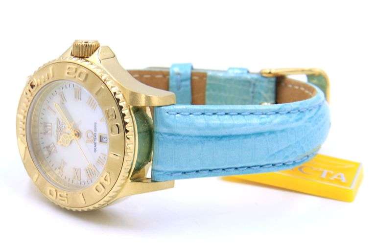 Invicta wildflower mop dial quartz watch